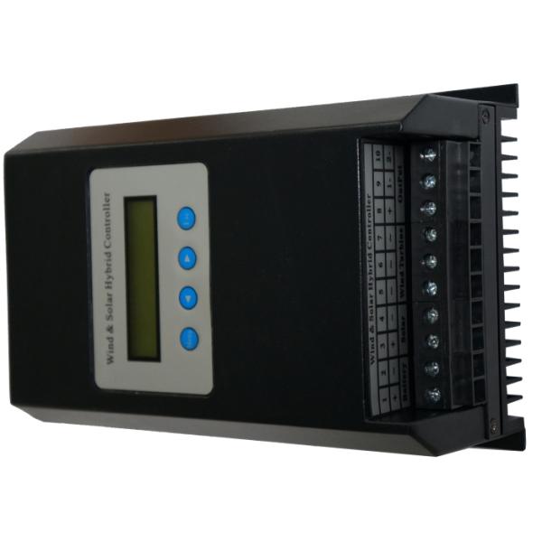 MPPT Wind Solar Hybrid Controller , LCD Display Wind Power Charge Controller