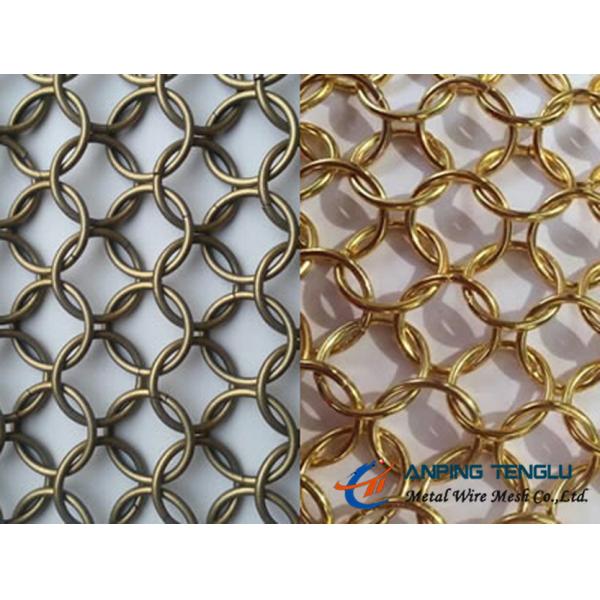 Stainless Steel Ring Mesh Curtain Used in New Building Decoration Mesh