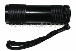 GL-M001 9pcs leds mini flashlight torch