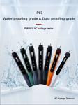 Non-contact AC Voltage Detector Tester IP67 LCD Display 50Hz/60Hz 12V~1000V