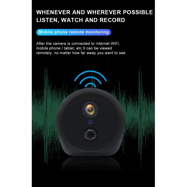 1080p Wifi Camera Home Security Camera Small Wireless Surveillance Camera Mini Camcorder Hd Night Vision