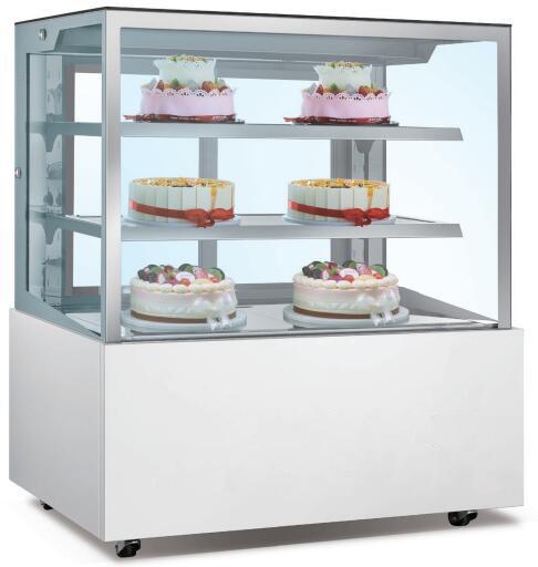 Quality Air Cooled Refrigerated Countertop Bakery Display Case cake display case for sale