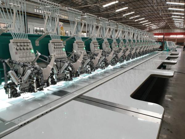 Quality High Efficiency Computerized Automatic Embroidery Machine Easy Operation for sale