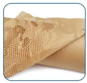 500mm 80gsm Honeycomb Paper Rolls Unbleached