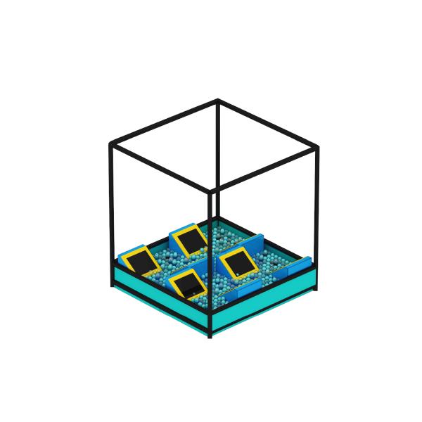 Junior Ninja Course Indoor Playground Equipment for Ages 5-12