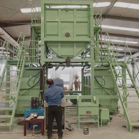 Stirring Volume 15m³ Rebonded Foam Machine Capacity 40r/m Scraps Plastic Foam