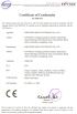 Shenzhen SORO Electronics Co., Ltd. Certifications
