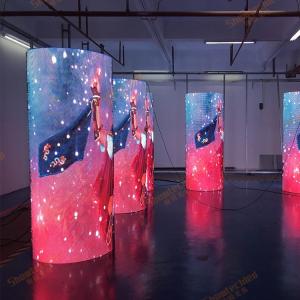 China SI2.5 2.5mm Indoor Flexible LED Screen Creative Flexible LED Video Panels SMD2020 on sale