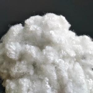 China High-Crimp Polyester Staple Fiber for Fabric in White/Black/Grey/Colorful on sale