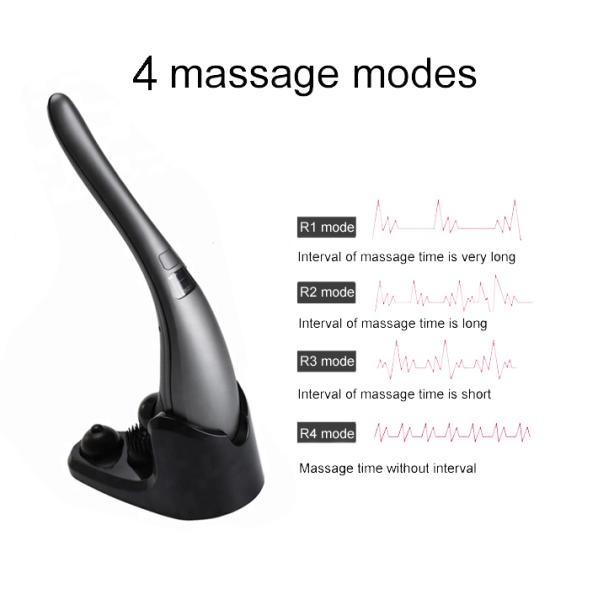 Deep Tissue Wireless Wand Massager , Compact Percussion Hand Held Massage Tools