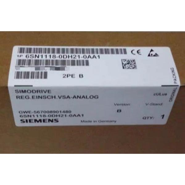 SIEMENS 6SN1118-0DH21-0AA0 SIMODRIVE 611 CONTROL UNIT, 2-AXIS, N-SET, W/O DMS