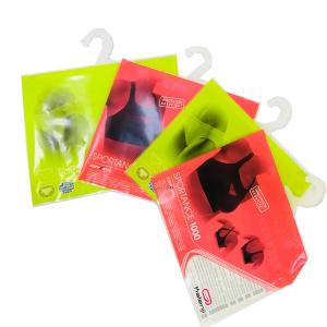 Apparel Plastic Hanger Bags With Multicolor , plastic bags printed