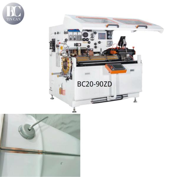 Quality Frequency Control System Empty Tin Can Welding Machine Fully Automated 0.25-0.42mm Thickness for sale