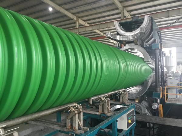 Quality Vertical HDPE PP DWC Double Wall Corrugated Pipe Machine for sale