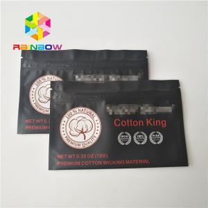 China Stand Up Zip Seal Bags For Facial Makeup Round Beauty Cotton Pads Fr-20181019-2 on sale