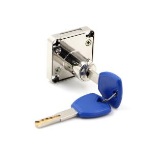 Customized Logo Nickel Plated Multi Drawer Zinc Alloy Locks For Furniture