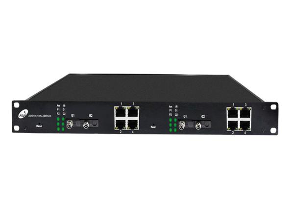 Quality Managed Cascading Ring Ethernet Fiber Switch IP30 for sale