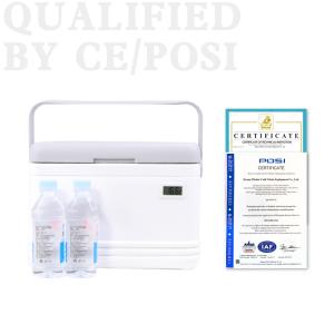 China Phefon Rotating Handle Portable Ice Cooler Box With PU Foam Insulation on sale