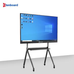Wholesale Qtenboard Customizable 55 Inch Smart Board Whiteboard 4K Dual System Pen Finger Touch from china suppliers