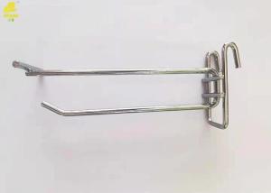 Metal Security Display Heavy Duty Pegboard Hooks For End Shelf Side Frame