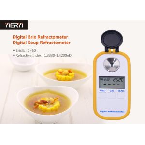 Wholesale 0-50% Brix Refractive Index Refractometer For Sugar In Wine Concentration from china suppliers