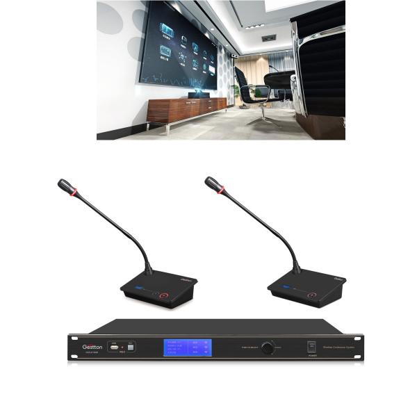 Quality 2.4kg XLR 6.35mm Wireless Conferencing System Audio Video Conferencing Equipment for sale