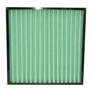 China YANING Hvac System G1 G2 G3 G4 Pre Air Filter Paper Pleated Panel on sale