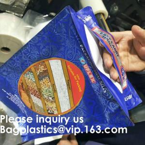 China HANDLE RICE BAGS,Handy Handle Slider Zip lockk Pet Food Bag, Bread, Ceral, Flour, Granola, Oats, Rice Pack, Handle, Handy on sale