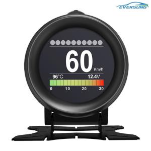 China X60 Smart Multifunctional Vehicle Temperature Gauge Car Digital Voltage Speed Meter on sale