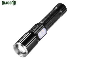China USB Tactical Led Flashlight , Cree Tactical Flashlight With COB Red Light on sale