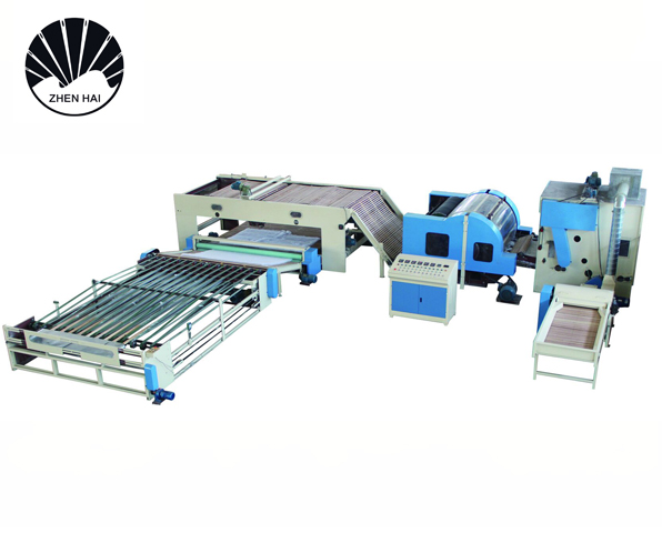 Multi Layer Architectured Full Automatic Bedding Production Line For Quilt 32.5kw