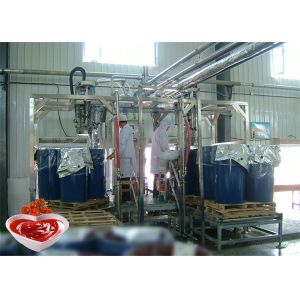 SS304 Complete Tomato Processing Line 1500T/D Easy Operation