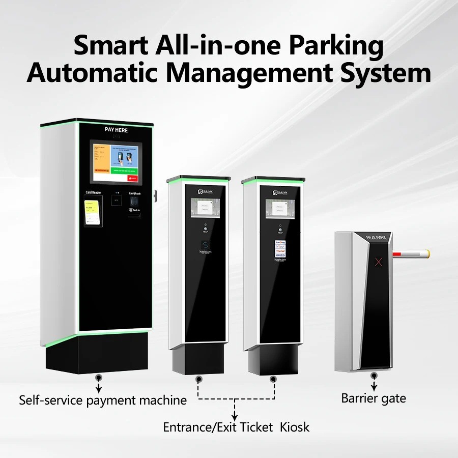 Smart LPR Solution Parking Payment System With Tap In Card Reader