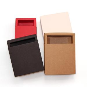 China kraft paper soap bar box drawer packaging paper boxes wholesale on sale