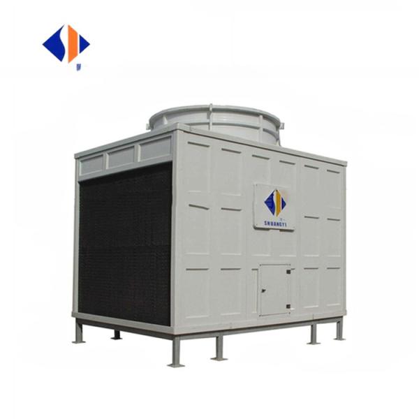 Industrial Square Cross Flow Water Cooling Tower Chiller with 380V Voltage and PVC Filler