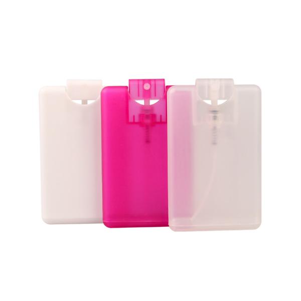 Odm 15ml 20ml Credit Card Perfume Bottle For Hand Sanitizer Spray