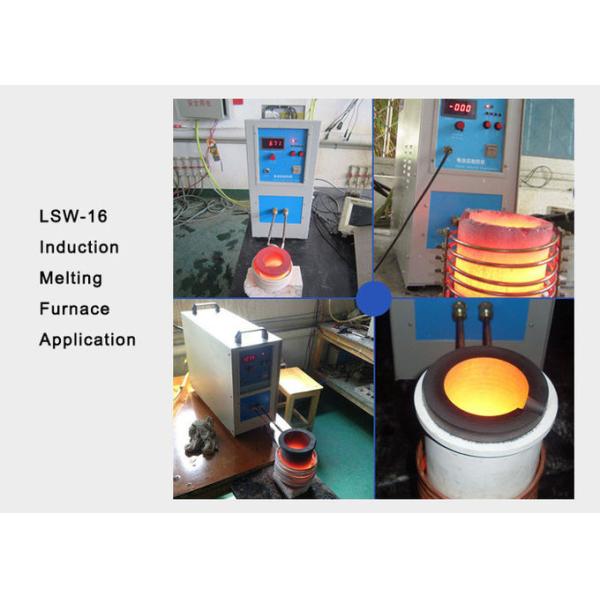 Small 30A 40KHZ High Frequency Induction Furnace For Aluminium Melting