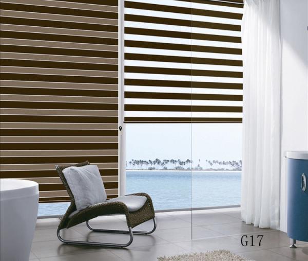 Quality 2020 High Quality Home Decoration zebra blind cordless for windows Customized size for sale
