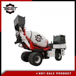 Wholesale 4.5 Cubic Meters Mobile Concrete Mixer Truck , Portable Cement Mixer With Self Feeding from china suppliers