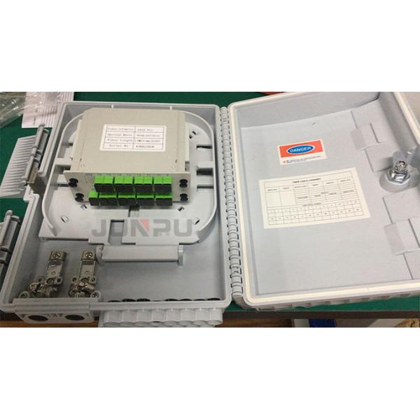 16 Core Fiber Optic Telecommunication Distribution Box / FTTH External Terminal Box