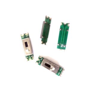 0.3A Slide Power Switch 4P8T ISO Panel Mount Slide Switch Headset Earphone