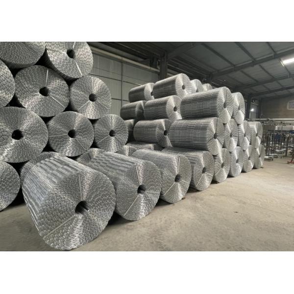 190.5mm Roll Width Galvanized Pipeline Coating Welded Mesh For River Bottom Oil Pipeline