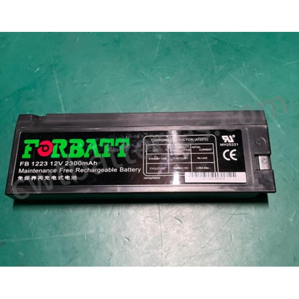 12V 2300mAh Used Lithium Batteries FORBATT FB1223 For Goldway Medical Monitor
