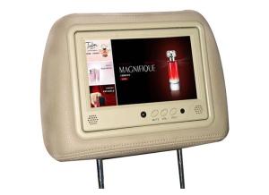 ColorfulCar Headrest LCD Screen Video Display 7 Inch With IR Sensor , MPEG4 MPEG2 MPEG1