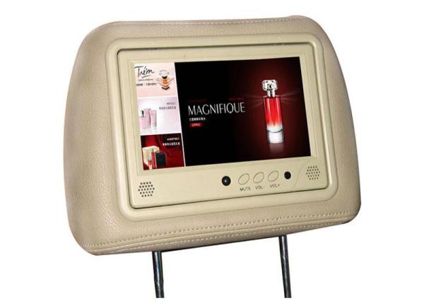 Quality ColorfulCar Headrest LCD Screen Video Display 7 Inch With IR Sensor , MPEG4 MPEG2 MPEG1 for sale