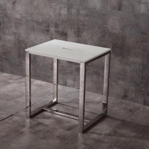 Smooth Bathroom Shower Stool Portable Customized Shape And Color