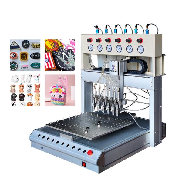 Quality 220V Rubber Making Machine Pvc Logo Silicone Phone Case Printing Color Injection Machine for sale