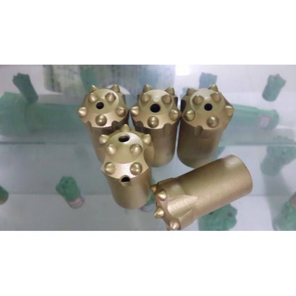 Long Skirt Taper Button Bit 12 Degree 34mm 38mm Used In Drifting And Tunneling