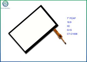 Wholesale IIC Interface PCAP Projected Capacitive Touch Screen , 7&quot; Touch Panel With Aspect Ratio 16:9 from china suppliers