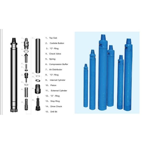 Reliable Dth Hammers And Bits Without Foot Valve Dhd3.5 Dhd340 Dhd350